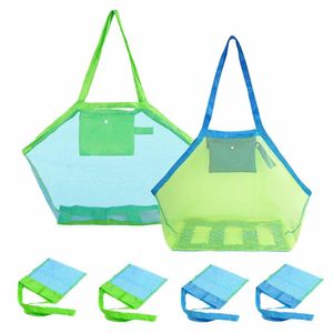 Sable jouer à l'eau amusant enfants jouets à l'extérieur sac en maille portable enfants stockage de bain s natation grande plage pour serviettes femmes maquillage cosmétique 230427