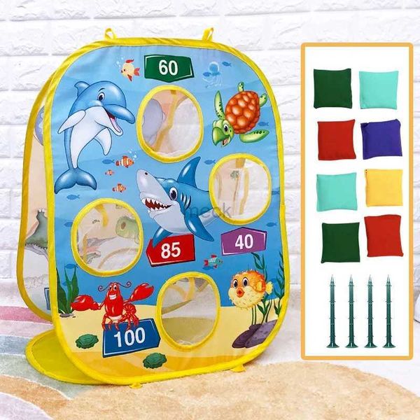 Jeu de Sable Amusant pour Enfants Ensemble de Sac de Sable de Haricots pour Enfants Jeux de Lancer Jouets de Plage en Plein air Fête de Carnaval Jeux de Jardin intérieur pour Enfants et Adultes 240321