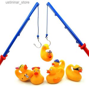 Sable Player l'eau Childrens amusants jouant à l'eau Duckling Fishling Duckling Parent-Child Toys Interactive Game Kids Fish Baby Bath Toys Outdoor Toys L416