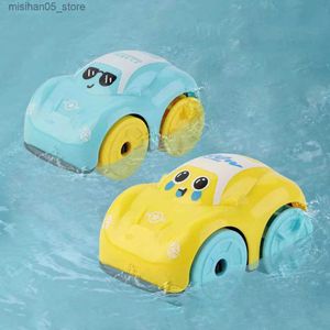 Zand speel water leuke kinderspeeltjes buikspeelgoed windup auto cartoon baby geschenken amfibische badkamer drijvende Q2404261
