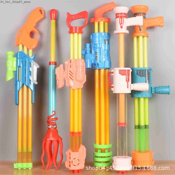 Sable Player Water Fun Childrens Toys Tipe Type Gun Water Gun multi-trou Gun à eau Drifting Eau jouant des jouets de plage