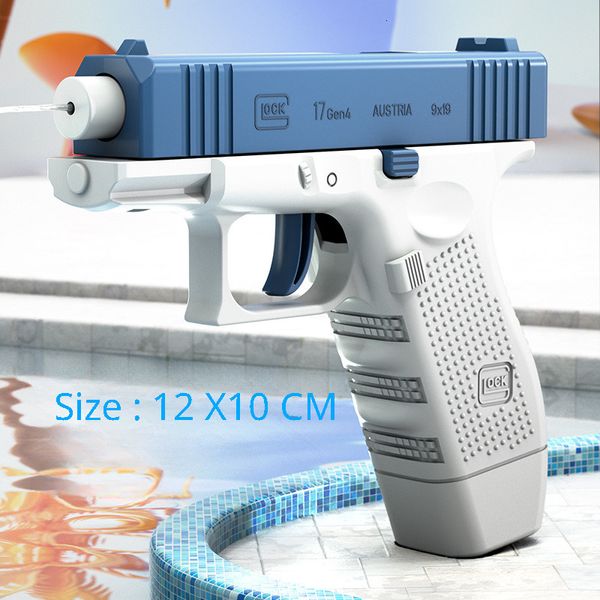 Jeu de sable Water Fun Cool Manual Glock Gun Automatic Reboring Spray Ultra Long Range Childrens Warfare Toy 230718