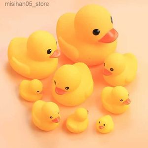 Sand Play Water Fun Lindo Little Yellow Duck Baby Shower Toy Preshipe Rubber BB Competencia Classic Childrens Q2404261