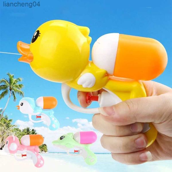 Pistolet à eau amusant en plastique pour enfants, jeu de sable, forme mignonne, jouet de bain, Simulation créative, pingouin