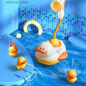 Sable Player Water Fun Electric Baby Bath Toys for Kids Duck Spray Bath Baby Shower Boule d'eau salle de bain bébé baignoire