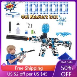 Plaza de arena Fun Gel Bola de gel eléctrico Gun de juguete Bola de agua Automático 10000 Hydrogel Game Game Game Guns Festival para niños Juguete L47