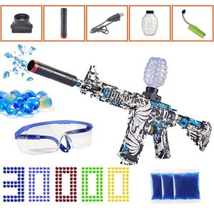 Sand Play Water Fun Electric Gel Blaster Guns con 30000 Pistol Beads Goggles Ball Toy Outdoor Party Team Regalos únicos para niños 230714