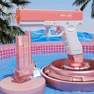 Sable Player Water Fun Electric Gun Pistol Shooting Tot Full Automatic Outdoor Beach Summer Siwmming Pool for Kids Boys Girls R230613
