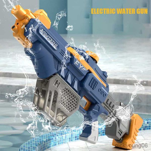 Sable Jouer Eau Fun Pistolet Électrique Puissant Blasters Pistolets Réservoir De Grande Capacité D'été Piscine En Plein Air Jouet Pour Enfants R230613