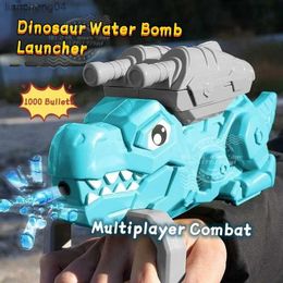 Zandspelen Waterplezier Elektrisch waterpistool Dinosaur Launcher Handschoen met 1000 kogels voor kinderen Schietspel in de tuin Kinderspeelgoed Jongen Zomercadeau