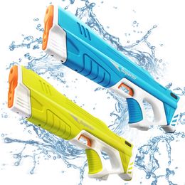 Sandspiel-Wasserspaß, elektrische Wasserpistole, vollautomatisches Wasseraufnahme-Schießspielzeug, High-Tech-Burst-Wasserpistole, Strand, Pool, Wasserspielzeug im Freien für Kinder 230714