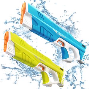 Sable Play Water Fun Pistolet à eau électrique Entièrement automatique Absorption d'eau Jouet de tir High-Tech Burst Water Gun Beach Pool Outdoor Water Toys for Kid 230714