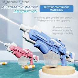 Sable Play Water Fun Electric Water Gun Toy Explose Childrens Haute pression et forte Charge Automatique Papez Automatique Q2404082