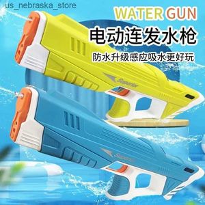 Zand speel water leuk elektrisch waterpistool speelgoed met automatische absorptie hightech high-tech hoge capaciteit burst strand buiten gevecht Q240408