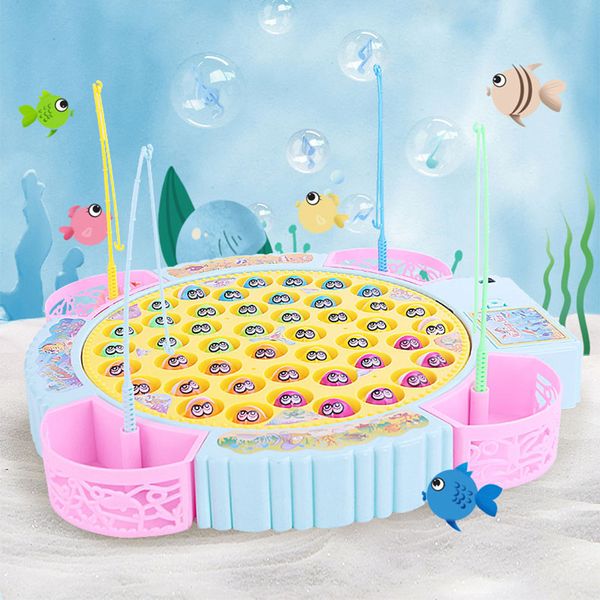 Arena jugar agua diversión moda colorido bebé juguete educativo pescado plástico magnético pesca juguetes juego niños regalos para al aire libre 230713