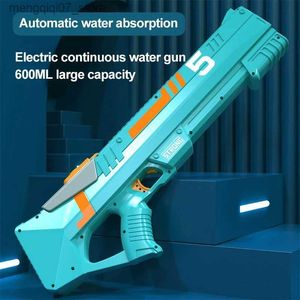 Pistolet à eau électrique entièrement automatique pour jeux de sable, pistolet à eau de haute technologie, grande capacité, piscine d'été, fête, plage, jouet d'extérieur pour enfants et adultes L240312