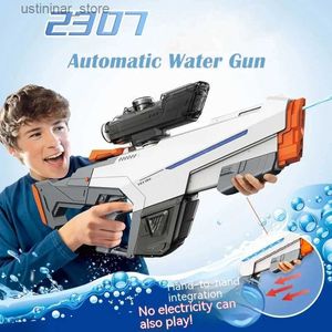 Sable Player Eau Fun entièrement automatique Aspiration Pignon Electric Toy Haut-pression Blaster Blaster Piscine Summer Place extérieure Piscine Bataille Bataille Party Toy L47