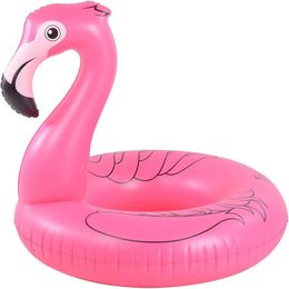 Sand Play Water Fun Gigante inflable Flamingo Pool Float Party Pool Tube con válvulas rápidas Summer Beach Swimming Pool Lounge Balsa Decoraciones Juguetes 230526