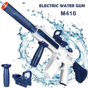 Sand Play Water Fun Gun Electric Toy M416 Super Automatic Guns Glock Swimming Pool Beach Party Game Outdoor Fighting for Kids Gift 230617