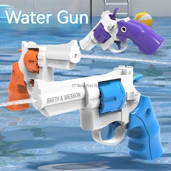 Sable Player Water Fun Gun Toys 2024 Été Gun Pignon non électrique Pistolet haute pression Full-Automatic Shooting Place Water Spray Toy pistolet WX5.22