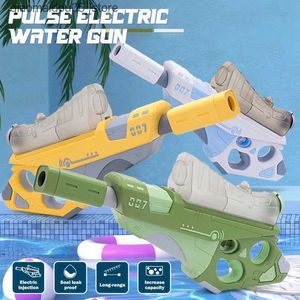 Sand Play Water Fun Gun Toys 2L Elektrische grote hogedruk Automatische shoting Squirt Blasters Summer Outdoor Pool GamesL2403 Q240413