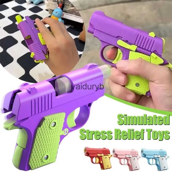 Sand Play Water Fun Gun Toys 3D imprimé mini 1911 enfants jouet pistolet Fidget jeu de sports de plein air enfants et adultes soulagement du stress cadeau de Noël H240308