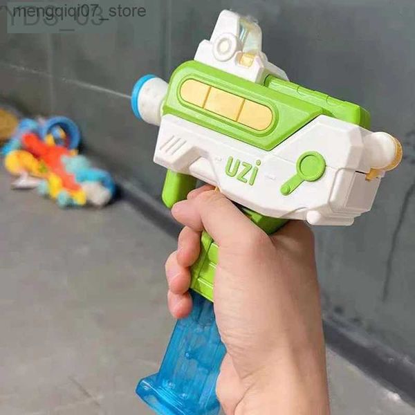 Juego de arena Agua Diversión Pistola Juguetes Niño Pistola de agua eléctrica Portátil Alta presión Automático Verano Playa Piscina al aire libre Lucha Fantasía Juguetes Regalos de cumpleaños para niños