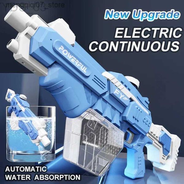 Sable Player Water Fun Gun Toys Kids Electric Water Gun Toys éclate pour enfants à haute pression forte Charge Energy Water Automatic Spray Spray Kidtoy Gun Cadeaux