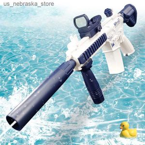 Sand Play Water Fun Gun Toys M416 Elektrisch Glock Pistool Schietspeelgoed Volledig automatisch Summer Beach voor kinderen kinderen jongens meisjes volwassenen 230814 Q240408