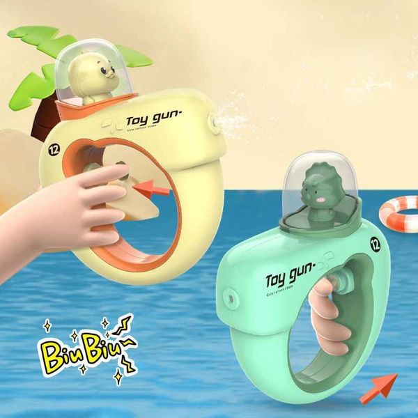 Sable Player Water Fun Gun Toys Montessori Summer Water Guns Pleach Toys for Kids 2 à 4 ans Toys de bain bébé enfants