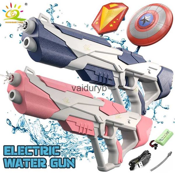 Juego de arena Agua Diversión Pistola Juguetes Escudo espacial Lanzamiento Eléctrico Explosión Juguete Héroe Capitán Guerrero Lucha Verano Playa Fantasía al aire libre para niños Regalos H240308