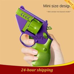 Sand Play Water Fun Gun Toys Conception unique de revolver rotatif cadeau d'anniversaire Décompression jouet innovant ld Radis Mini H240308