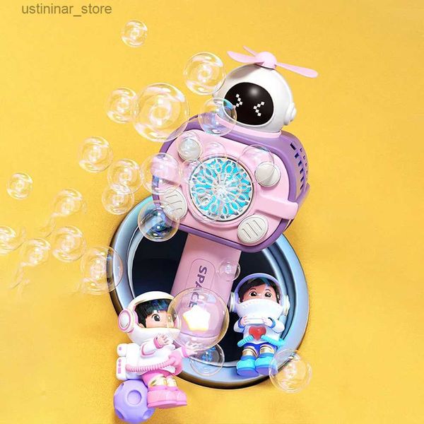 Sable Player Water Fun Handheld Space Bubble Gun Rocket Soap Magic Wand Machine Bubble Machine portable Blower Automatic avec jouets pour enfants L47