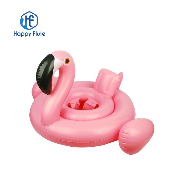Sable jouer à l'eau Fun Happyflute gonflable blanc cygne flamant rose bébé natation bouée de sauvetage enfant assis anneau 230526