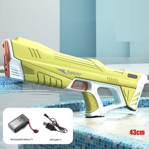 Sable Player Water Fun haute pression puissant Summer Electric Glock Gesmbh Water Gun Shoting Beach Childrens Intéressant Toys 230718