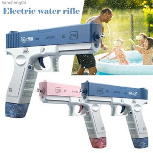 Jeu de sable eau amusant vente chaude été pour enfants entièrement automatique tir continu pistolet à eau espace pistolet à eau électrique jouet d'eau