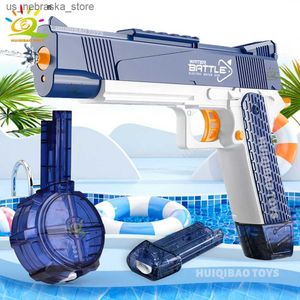 Sable Player Water Fun Huiqibao Automatic M1911 Gun Corgnet Summer Desert Eagle Toy Toy Pistol Outdoor Place Piscine Adulte Q240408