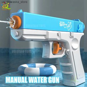 Sable Player Water Fun Huiqibao manuel arme portable Childrens Summer Beach Outdoor Boys Shooting Toys Games Adult Q240408