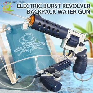 Sable Player Water Fun Huiqibao Space Fantasy Revolver Water Gun sac à dos Summer Waters Outdoor Fights Toys Toys Shooting Game Childrens Toy Boy Gift L47