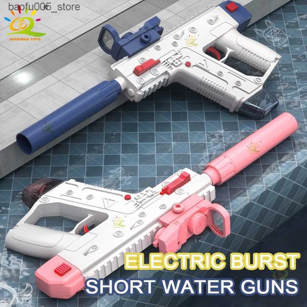 Juego de arena Diversión acuática HUIQIBAO Espada Pistola automática Verano Fantasía Guerra eléctrica Juguetes Playa al aire libre Piscina Regalos para niños 230718 Q240307