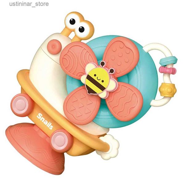 Sable Player Water Fun Infant High Chaid With Assiction Tup Baby Montessori Sensory Toy Bath Wind Moulin Snail Snail Joyful Meal Table Shake Joyful Toys L416