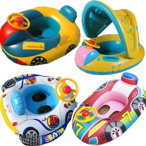 Juego de arena Diversión acuática Inflable Bebé Flotador Acostado Anillos de natación Cintura infantil Anillo de natación Niño Entrenador Boya Piscina Accesorios Juguetes 230615