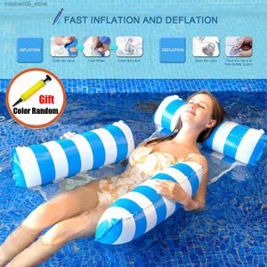 Sand speel water leuk opblaasbare matrassen water zwembad accessoires hangmatten lounge stoelen zwevende sportspeelgoed matten Q240426