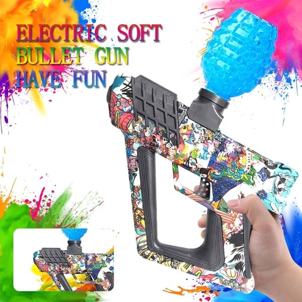 Sable jouer à l'eau amusant enfants pistolet électrique Gel balle Blaster jouet cadeau accessoires très assemblé drôle interactif extérieur 230605