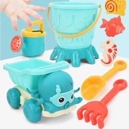 Sable Player Water Fun Kids Toys Sand Octopus Car plage Set Sand Toy Toy Moules à pelage Setbeach Sand Toys Sandbox Toys Kids Outdoor Playsetl2404