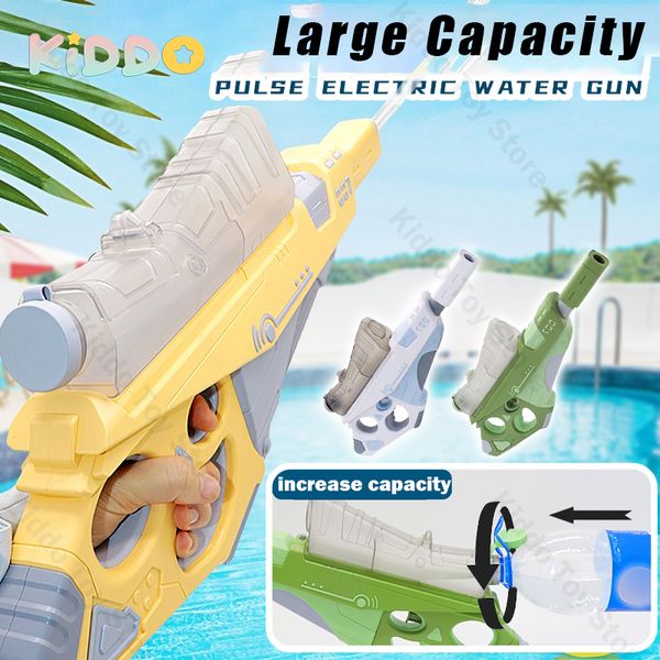 Juego de arena Diversión acuática Pistolas de gran capacidad Pistola eléctrica automática Juegos de playa al aire libre Piscina Juguetes de verano para niños Adultos Niños Día s Regalos 230719