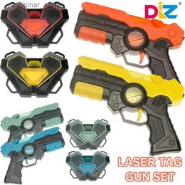 Sand Play Water Fun Láser Tag Battle Game Gun Gun Gun Infrarroured Toy Guns Arma Pistola de ataque láser para niños para niños Interiores al aire libre L47