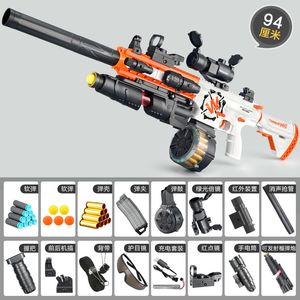 Sand Play Water Fun M416 Shell Ejection Soft Bullet Toy Gun EVA Sniper Rifle Auto Manual Shooting Grote Capaciteit Drum Wapen Boys CS Gift 230714