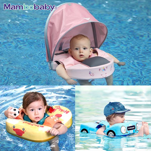 Sand Play Water Fun Mambobaby VIP Drop Flotteurs non gonflables pour bébé avec auvent Underarm Swimming Floater Spa Buoy Trainer Fournisseurs 230626