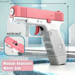 Zandspelen Waterpret Handmatig waterpistool Speelgoedpistool Burst Zomerstrand Mini Ultra-langeafstandswaterpistool Automatisch herladen Waternevel Waterspeelgoed